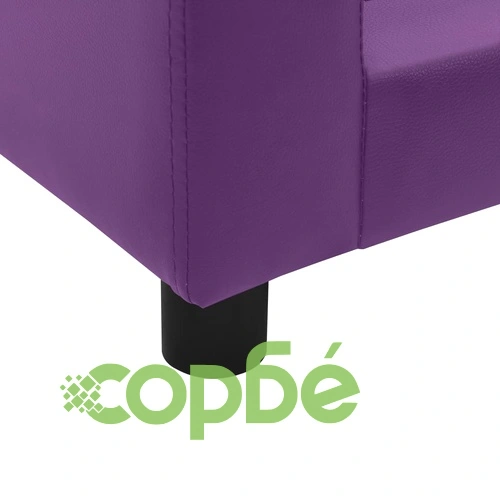 Кучешки диван с пяна бордо 60x43x30 см плюш и изкуствена кожа ➤ топ цена ➤ sorbe.bg