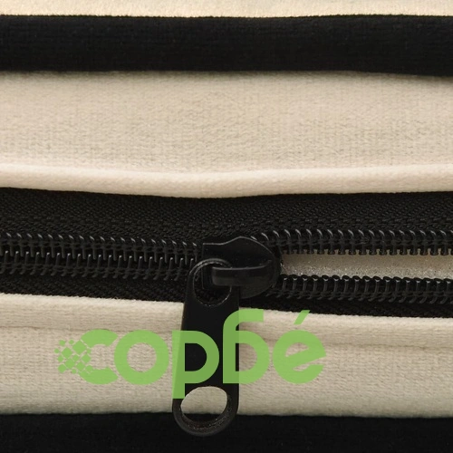 Кучешки диван, кремав, 67x47x36 см, плюш ➤ топ цена ➤ sorbe.bg