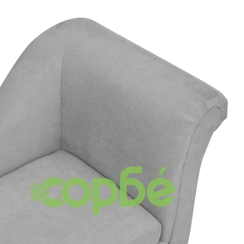 Кучешки диван с възглавница, сив, 83x44x44 см, плюш ➤ топ цена ➤ sorbe.bg