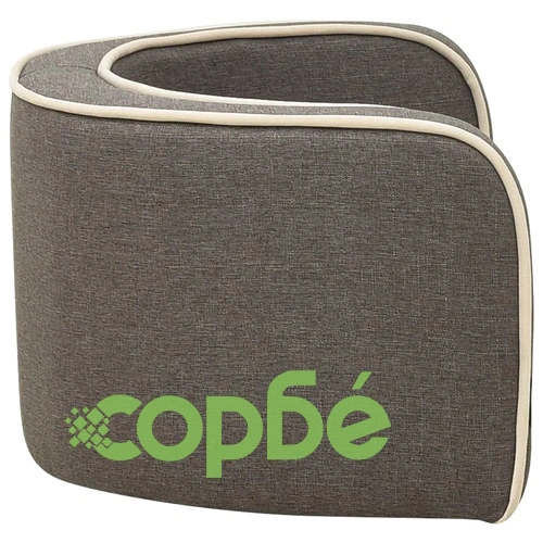 Сгъваем кучешки диван сив 76x71x30 см лен перима възглавница ➤ топ цена ➤ sorbe.bg