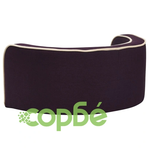 Сгъваем кучешки диван бордо 76x71x30 см лен перима възглавница ➤ топ цена ➤ sorbe.bg