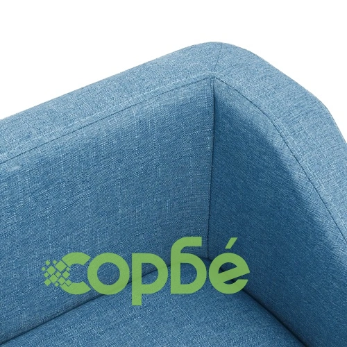 Кучешки диван, син, 85x50x39 см, лен ➤ топ цена ➤ sorbe.bg