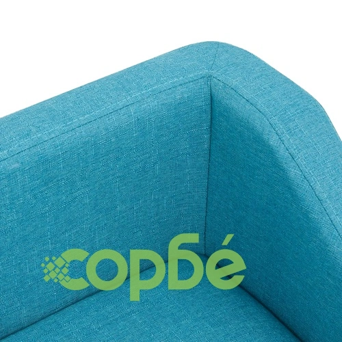 Кучешки диван, тюркоаз, 85x50x39 см, лен ➤ топ цена ➤ sorbe.bg