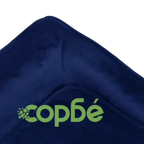 Кучешки диван, син, 57x34x36 см, плюш ➤ топ цена ➤ sorbe.bg