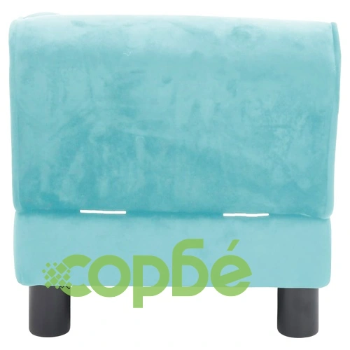 Кучешки диван, тюркоазен, 57x34x36 см, плюш ➤ топ цена ➤ sorbe.bg