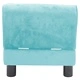 Кучешки диван, тюркоазен, 57x34x36 см, плюш