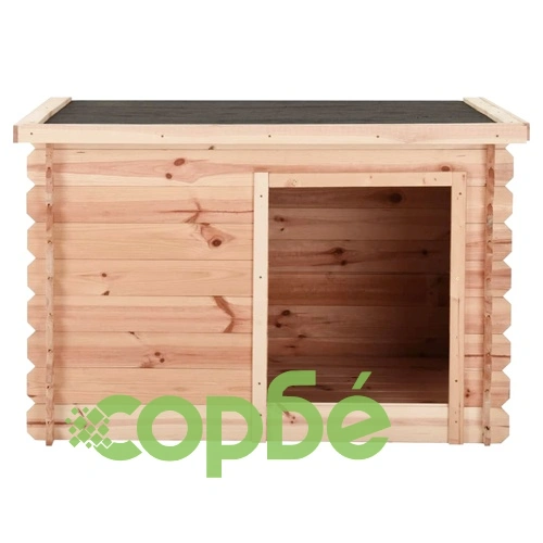 Кучешка колиба, 102,5x88x84 см, борово дърво масив, 14 мм ➤ топ цена ➤ sorbe.bg