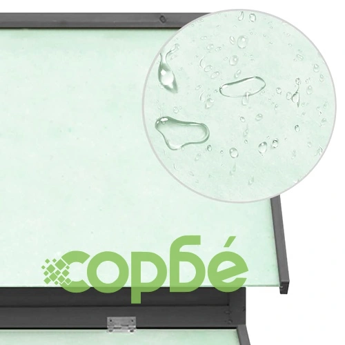 Птичарник, сиво и бяло, 150x96x110 см, масивен чам ➤ топ цена ➤ sorbe.bg