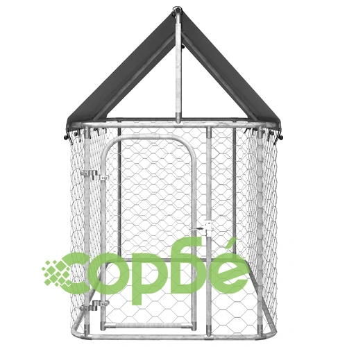 Дворна клетка за кучета с покрив, 200x100x150 см ➤ топ цена ➤ sorbe.bg