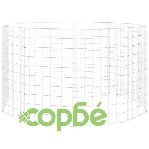 Ограда за свободно отглеждане на животни 10-панела 54x100 см ➤ топ цена ➤ sorbe.bg