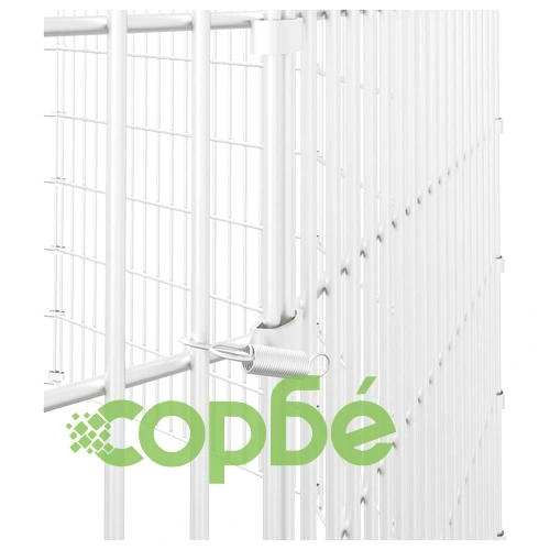 Ограда за свободно отглеждане на животни 10-панела 54x100 см ➤ топ цена ➤ sorbe.bg