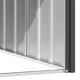 Кучешка къща антрацит 116,5x153x81,5 см поцинкована стомана