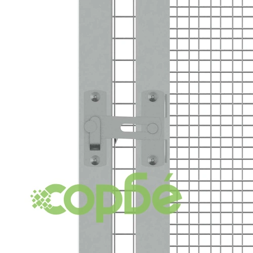 Клетка за птици сива 213,5x217,5x211,5 см поцинкована стомана ➤ топ цена ➤ sorbe.bg