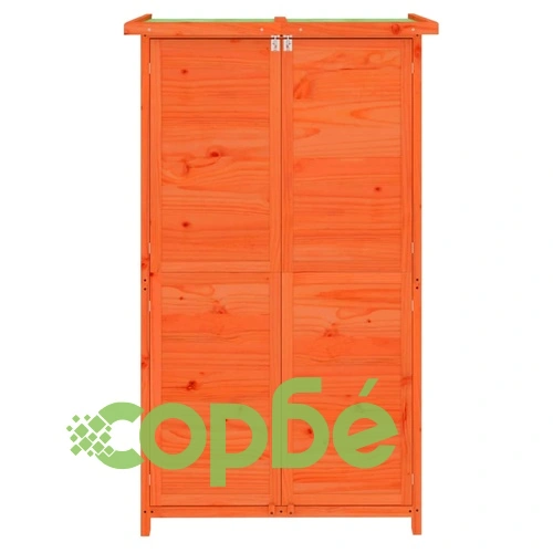 Градинска барака за инструменти кафява 83x57x140 см бор масив на топ цена от sorbe.bg Градинска барака за инструменти кафява 83x57x140 см бор масив ➤ топ цена ➤ sorbe.bg