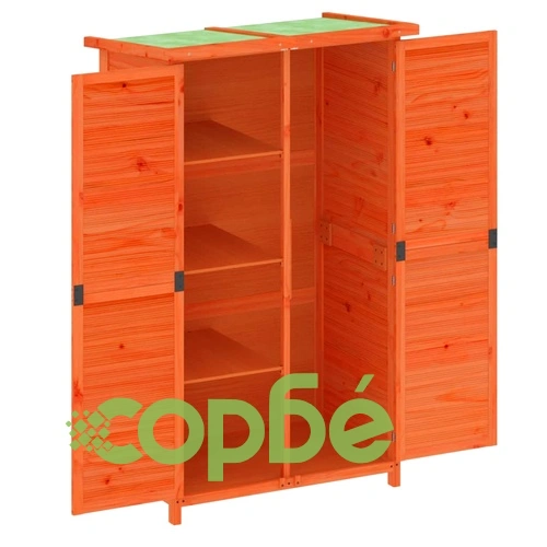 Градинска барака за инструменти кафява 83x57x140 см бор масив на топ цена от sorbe.bg Градинска барака за инструменти кафява 83x57x140 см бор масив ➤ топ цена ➤ sorbe.bg