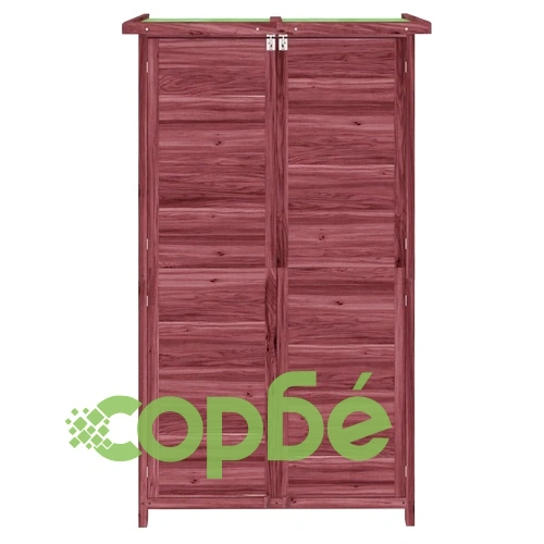 Градинска барака за инструменти мока 83x57x140 см бор масив ➤ топ цена ➤ sorbe.bg