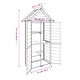 Градинска барака за инструменти мока 89x52,5x175 см бор масив