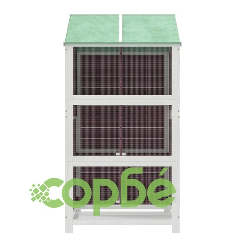 Къщичка за птици мока 97x81x152 см масивна чамова дървесина ➤ топ цена ➤ sorbe.bg