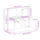 Клетка за зайци мока 102x90x84,5 см борово дърво масив
