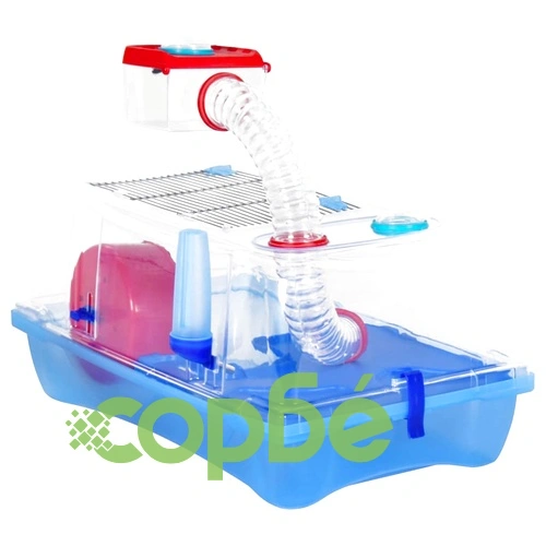 Клетка за хамстери синя 57x33x26 см полипропилен ➤ топ цена ➤ sorbe.bg