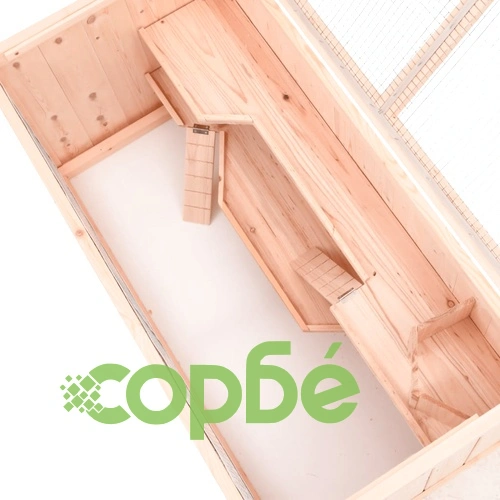 Клетка за хамстери 89,5x45x45 см масивна ела ➤ топ цена ➤ sorbe.bg