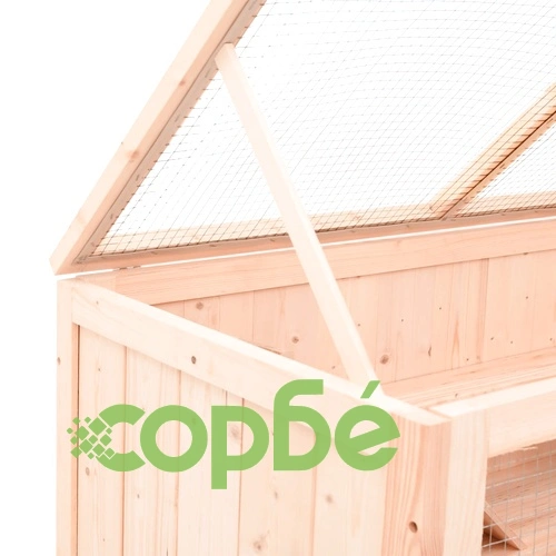 Клетка за хамстери 89,5x45x45 см масивна ела ➤ топ цена ➤ sorbe.bg