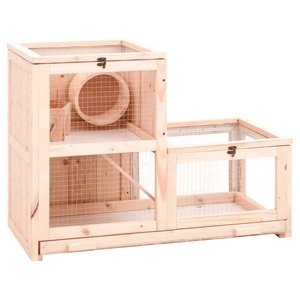 Клетка за хамстери 81x40x60 см масивна ела