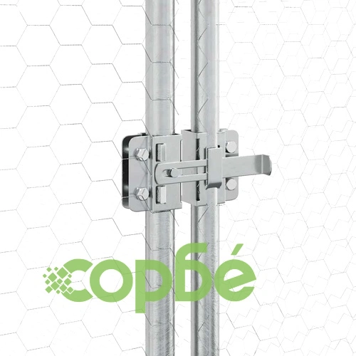 Клетка за пилета сребриста 400x105x182 см поцинкована стомана ➤ топ цена ➤ sorbe.bg