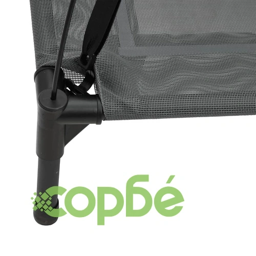 Кучешко легло със сенник, антрацит, Оксфорд плат и стомана ➤ топ цена ➤ sorbe.bg