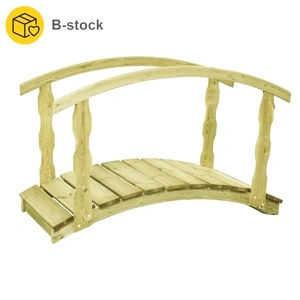 B-Stock Градински мост, 170x74x105 см, импрегниран бор масив