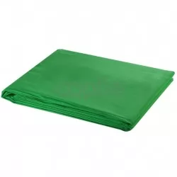 Фотографски фон, памук, зелен, 500х300 см, Chroma Key