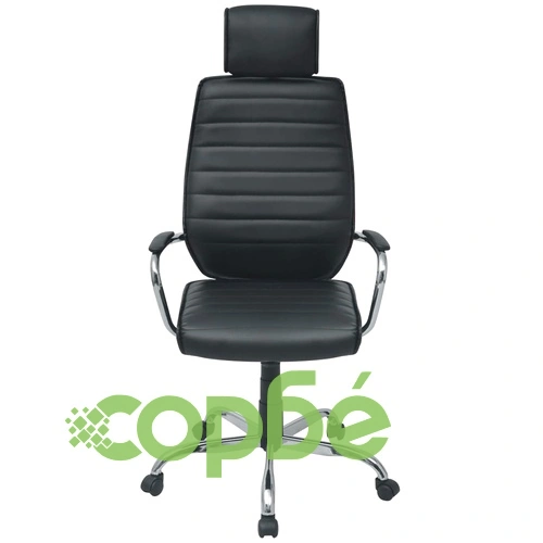 20145  Офис стол, PU кожа, черен ➤ топ цена ➤ sorbe.bg