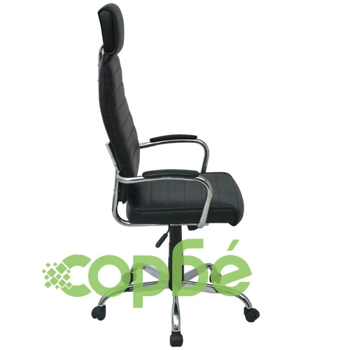 20145  Офис стол, PU кожа, черен ➤ топ цена ➤ sorbe.bg