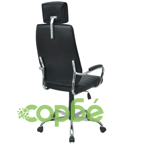 20145  Офис стол, PU кожа, черен ➤ топ цена ➤ sorbe.bg