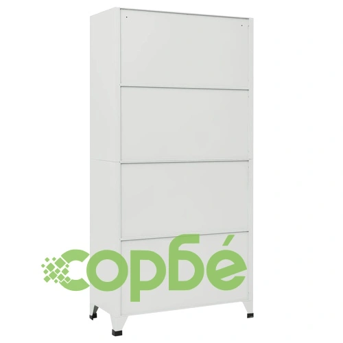 Заключващ се шкаф с 6 отделения, стомана, 90x45x180 см, сив на топ цена от sorbe.bg Заключващ се шкаф с 6 отделения, стомана, 90x45x180 см, сив ➤ топ цена ➤ sorbe.bg