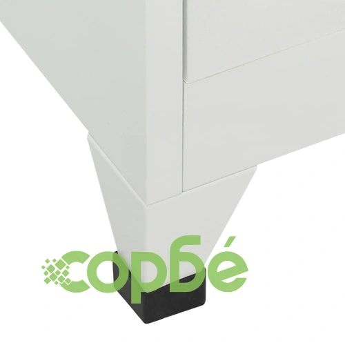 Заключващ се шкаф с 6 отделения, стомана, 90x45x180 см, сив на топ цена от sorbe.bg Заключващ се шкаф с 6 отделения, стомана, 90x45x180 см, сив ➤ топ цена ➤ sorbe.bg