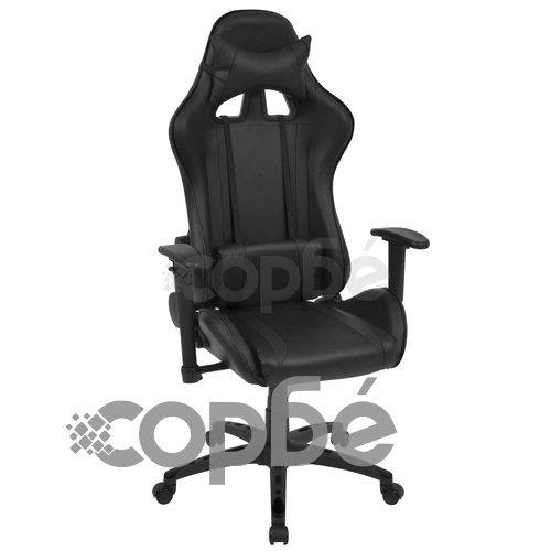 Офис рейсинг стол, накланящ се, изкуствена кожа, черен ➤ топ цена ➤ sorbe.bg