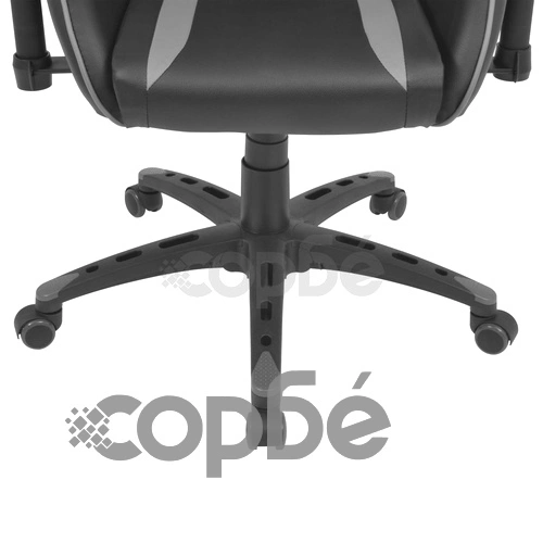 Офис рейсинг стол, накланящ се, изкуствена кожа, сив ➤ топ цена ➤ sorbe.bg