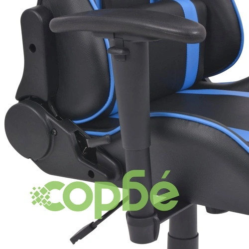 Наклоняем офис рейсинг стол с подложка за крака, синьо ➤ топ цена ➤ sorbe.bg