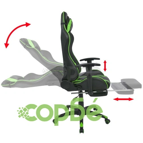 Наклоняем офис рейсинг стол с подложка за крака, зелено ➤ топ цена ➤ sorbe.bg