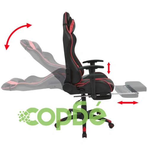 Наклоняем офис рейсинг стол с подложка за крака, червено ➤ топ цена ➤ sorbe.bg