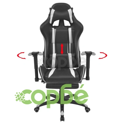 Наклоняем офис рейсинг стол с подложка за крака, бяло ➤ топ цена ➤ sorbe.bg