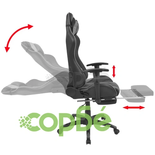 Наклоняем офис рейсинг стол с подложка за крака, сиво ➤ топ цена ➤ sorbe.bg