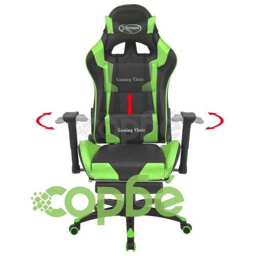 Наклоняем офис рейсинг стол с подложка за крака, зелено ➤ топ цена ➤ sorbe.bg