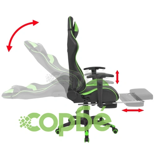 Наклоняем офис рейсинг стол с подложка за крака, зелено ➤ топ цена ➤ sorbe.bg