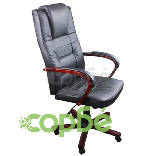 Луксозен офис стол, черен ➤ топ цена ➤ sorbe.bg