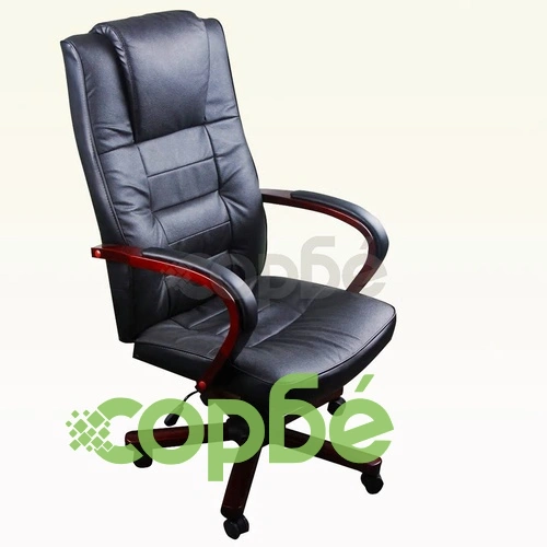 Луксозен офис стол, черен ➤ топ цена ➤ sorbe.bg