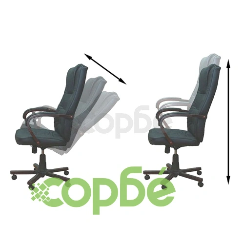 Луксозен офис стол, черен ➤ топ цена ➤ sorbe.bg