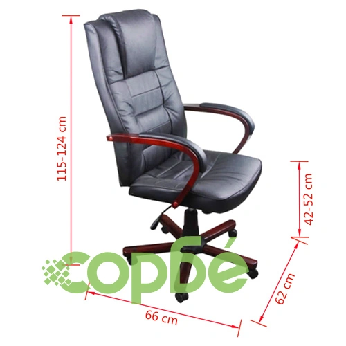 Луксозен офис стол, черен ➤ топ цена ➤ sorbe.bg