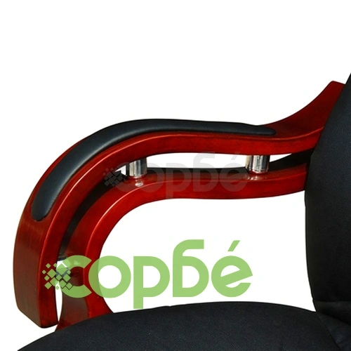 Луксозен офис стол, черен, 64 x 68 x (108 - 117) см ➤ топ цена ➤ sorbe.bg